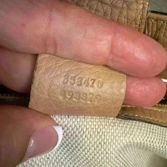 Gucci Vintage Medium Floral Camvas Pink/Beige Leather Tote Bag. - Picture 13 of 15